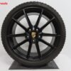 Originele Porsche 20 21 inch velgen 911 992 Carrera met winterbanden - Afbeelding 2