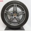 Originele Porsche Panamera 20 inch velgen 971 Turbo met Michelin winterbanden - Afbeelding 2