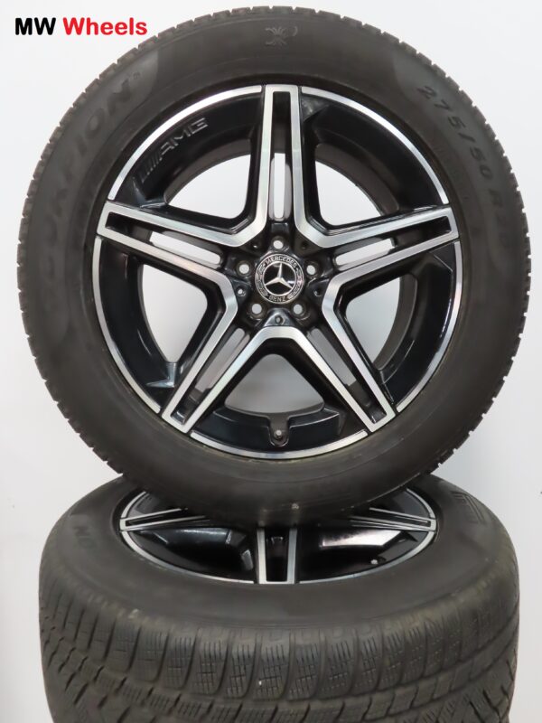 Originele Mercedes GLE W167 AMG 20 inch velgen met winterbanden