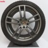 Originele Porsche 21 inch Cayenne 9Y E3 velgen met winterbanden - Afbeelding 2