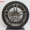 Originele Porsche 21 inch Cayenne 9Y E3 velgen met winterbanden - Afbeelding 3