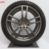 Originele Porsche 21 inch Cayenne 9Y E3 velgen met winterbanden - Afbeelding 4