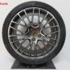 Originele Porsche 21 inch velgen Cayenne E3 9Y SUV met winterbanden - Afbeelding 3