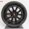 Originele Porsche Panamera 971 exclusive design 21 inch velgen met Pirelli winterbanden - Afbeelding 5