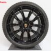 Originele Porsche Panamera 971 exclusive design 21 inch velgen met Pirelli winterbanden - Afbeelding 4