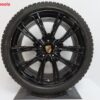 Originele Porsche Panamera 971 exclusive design 21 inch velgen met Pirelli winterbanden - Afbeelding 3