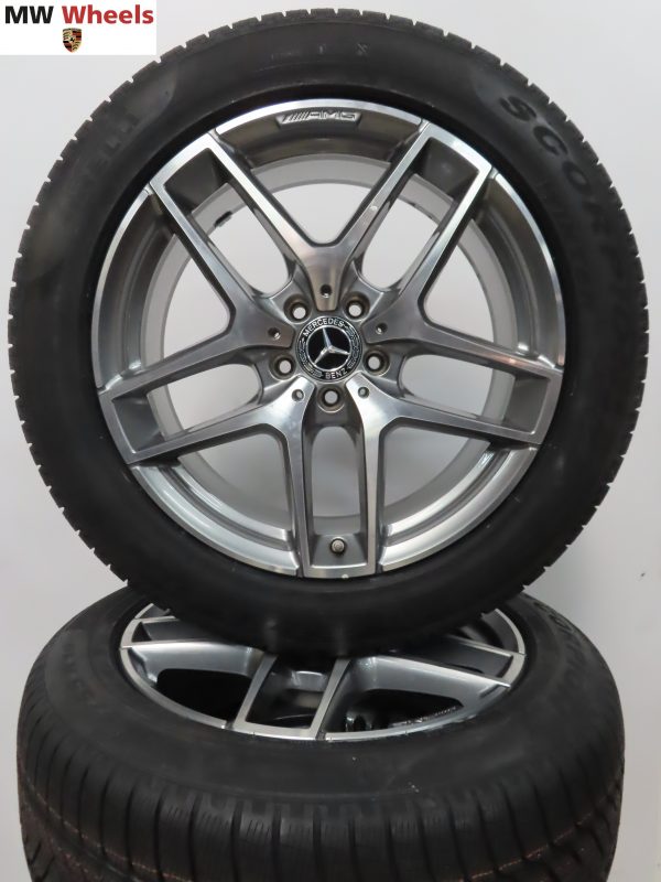 Originele Mercedes GLC W253 AMG 19 inch velgen met Pirelli winterbanden nieuw