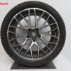 Originele Porsche Macan RS Spyder 21 inch velgen met Michelin winterbanden - Afbeelding 3