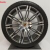 Originele Porsche 21 inch velgen Cayenne Turbo met Michelin Zomerbanden - Afbeelding 2