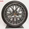 Originele Porsche Panamera 21 inch velgen met Pirelli winterbanden - Afbeelding 5