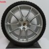 Originele Porsche 20 inch velgen 911 991 4 en 4 S met Pirelli winterbanden - Afbeelding 2