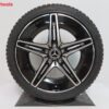 Originele Mercedes 18 inch velgen AMG C W206 300E 400E met winterbanden nieuw - Afbeelding 4