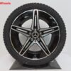 Originele Mercedes 18 inch velgen AMG C W206 300E 400E met winterbanden nieuw - Afbeelding 3