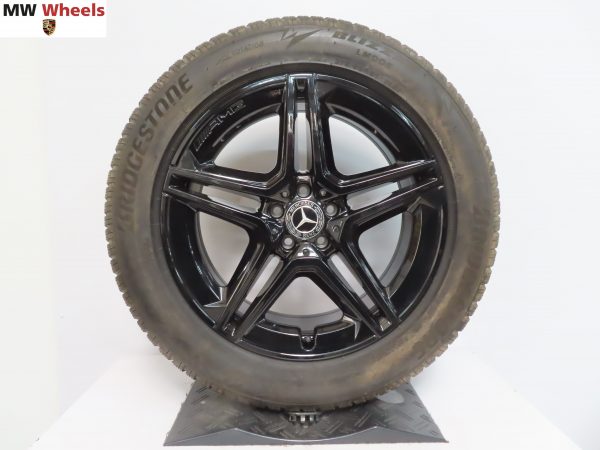 Originele Mercedes GLE W167 AMG 20 inch velgen met winterbanden - Afbeelding 5