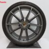 Originele Porsche 21 inch velgen 911 992 Carrera met Michelin winterbanden - Afbeelding 4