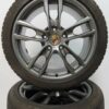 Originele Porsche 19 inch velgen Boxster 981 en Cayman met Michelin winterbanden