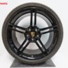 Originele Porsche Taycan 21 inch velgen Mission E met Michelin winterbanden - Afbeelding 2
