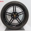 Originele Porsche Taycan 21 inch velgen Mission E met Michelin winterbanden - Afbeelding 4