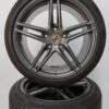 Originele Porsche 19 inch velgen 911 991 MKII 4 en 4S met winterbanden