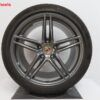 Originele Porsche 19 inch velgen 911 991 MKII 4 en 4S met winterbanden - Afbeelding 2