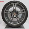 Originele Porsche Panamera 970 20 inch Turbo velgen met Michelin winterbanden - Afbeelding 2