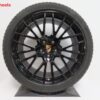 Originele Porsche 21 inch velgen Cayenne Coupe met nieuwe Pirelli winterbanden - Afbeelding 2