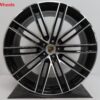 Originele Porsche 21 inch velgen Macan Turbo IV zwart met gepolijst nieuw