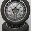 Originele Porsche Macan 20 inch velgen RS Spyder met nieuwe winterbanden