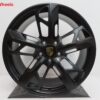 Originele Porsche Taycan 21 inch velgen Cross Turismo satin zwart