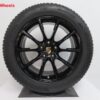 Originele Porsche 20 inch velgen Cayenne 9Y coupe facelift 2024 met nieuwe winterbanden - Afbeelding 5