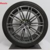 Originele Porsche 21 inch velgen Macan Turbo IV met zomerbanden - Afbeelding 2