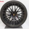 Originele Porsche 22 inch velgen Cayenne Coupe RS spyder met Pirelli winterbanden - Afbeelding 3