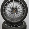Originele Porsche 22 inch Cayenne RS Spyder coupe velgen met Pirelli winterbanden