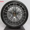 Originele Porsche 20 - 21 inch velgen 911 992 Turbo met Michelin winterbanden nieuwe set - Afbeelding 2