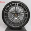 Originele Porsche 20 - 21 inch velgen 911 992 Turbo met Michelin winterbanden nieuwe set - Afbeelding 3