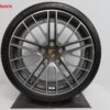 Originele Porsche 20 - 21 inch velgen 911 992 Turbo met Michelin winterbanden nieuwe set - Afbeelding 4