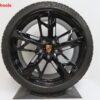 Originele Porsche Taycan 21 inch velgen Cross Tourismo met Michelin winterbanden - Afbeelding 4