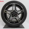 Originele Mercedes 18 inch AMG velgen A Klasse W177 B klasse W247 en CLA 118  met nieuwe winterbanden - Afbeelding 3