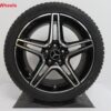 Originele Mercedes 18 inch AMG velgen A Klasse W177 B klasse W247 en CLA 118  met nieuwe winterbanden - Afbeelding 4