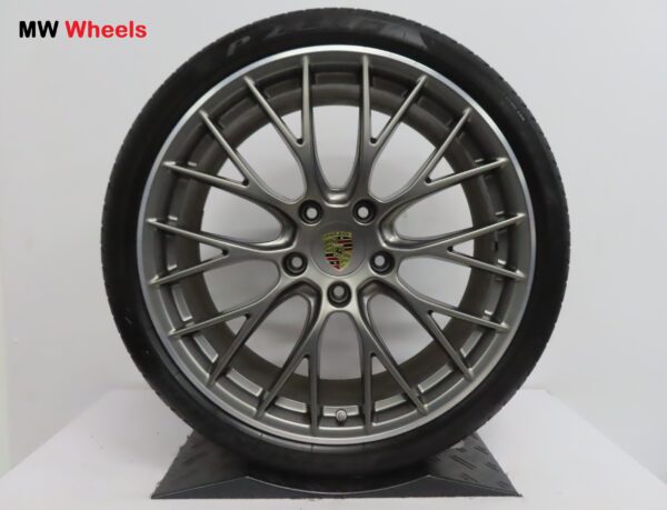 originele Porsche 911 991.2 RS Spyder 20 inch velgen 4 S met Pirelli zomerbanden - Afbeelding 4