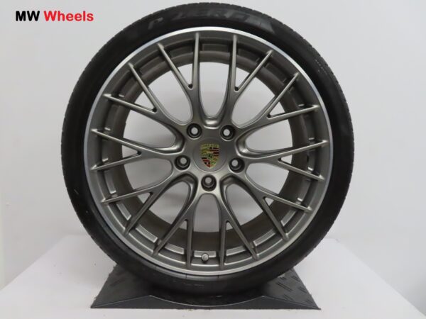 originele Porsche 911 991.2 RS Spyder 20 inch velgen 4 S met Pirelli zomerbanden - Afbeelding 3
