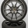 Originele Porsche Boxster Cayman 20 inch Carrera velgen met Michelin winterbanden