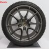 Originele Porsche Boxster Cayman 20 inch Carrera velgen met Michelin winterbanden - Afbeelding 5