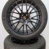 Originele Porsche 21 inch velgen Cayenne 9Y SUV facelift 2024 met Michelin winterbanden nieuw