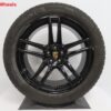 Originele Porsche Macan Turbo 20 inch velgen HG zwart met Michelin winterbanden - Afbeelding 4