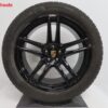 Originele Porsche Macan Turbo 20 inch velgen HG zwart met Michelin winterbanden - Afbeelding 5