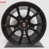 Originele Porsche Taycan 21 inch velgen RS Spyder satin zwart - Afbeelding 2