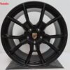 Originele Porsche Taycan 21 inch velgen RS Spyder satin zwart