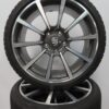 Originele Porsche 911 991 20 inch velgen Classic 4 S met Michelin winterbanden