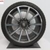 Originele Porsche 911 991 20 inch velgen Classic 4 S met Michelin winterbanden - Afbeelding 4